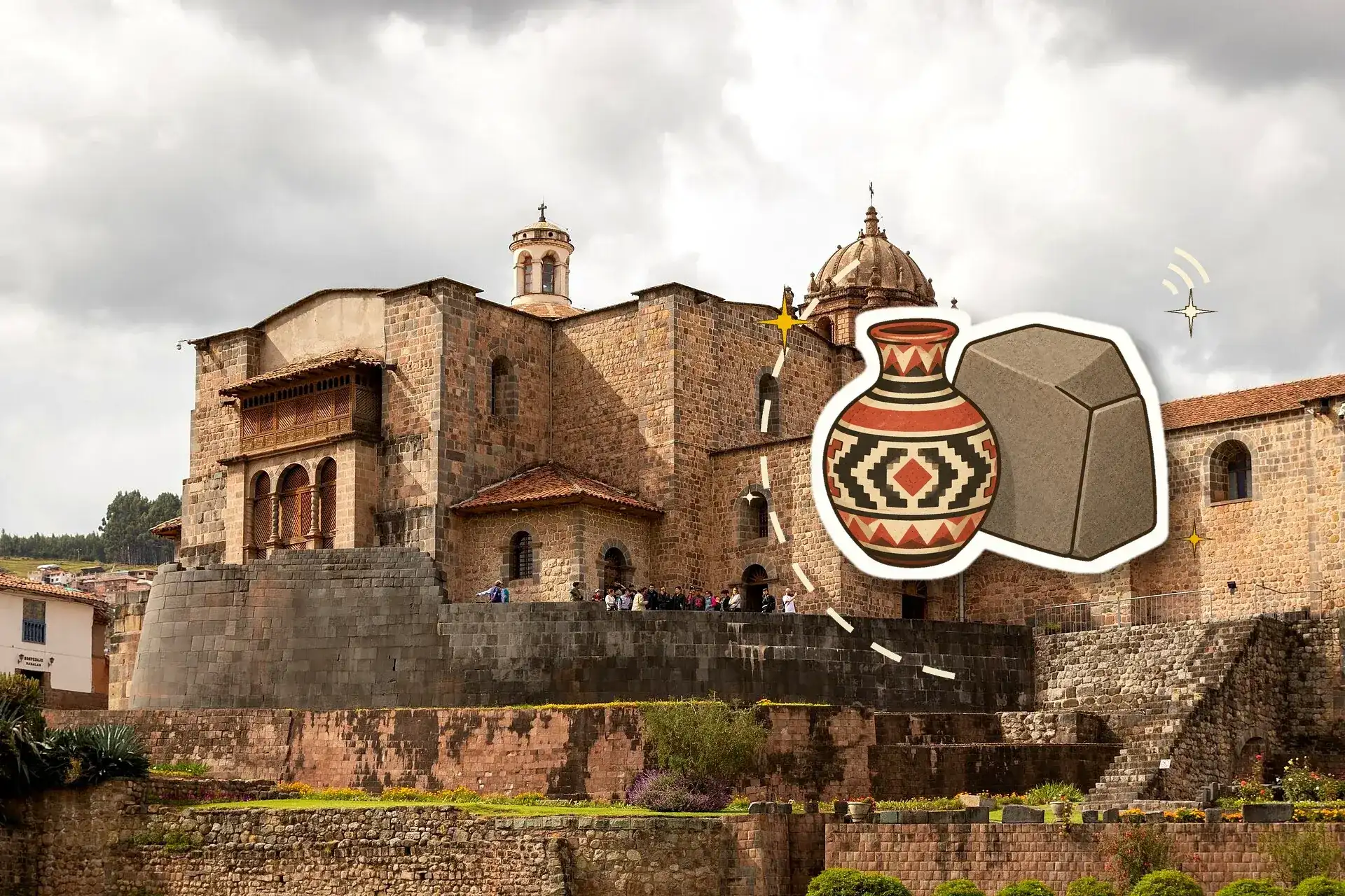 Santo Domingo convent built on the Inca walls of Qorikancha in Cusco
