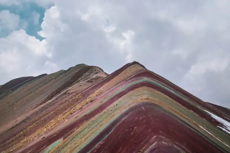 Coloured stripes of Rainbow Mountain (Vinicunca)