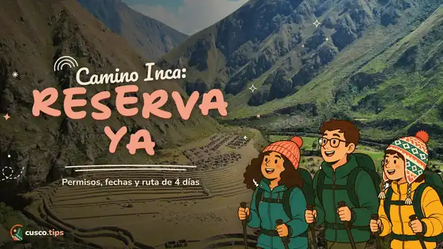 Camino Inca: reserva ya — Camino Inca a Machu Picchu: permisos, cuándo reservar, ruta de 4 días y versión corta