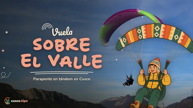 Vuela sobre el valle — Parapente en Cusco: volar en tándem sobre el Valle Sagrado