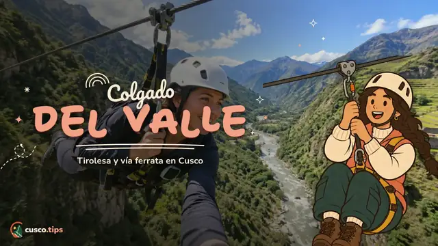 Colgado del valle — Tirolesa y vía ferrata en Cusco: Valle Sagrado y Santa Teresa
