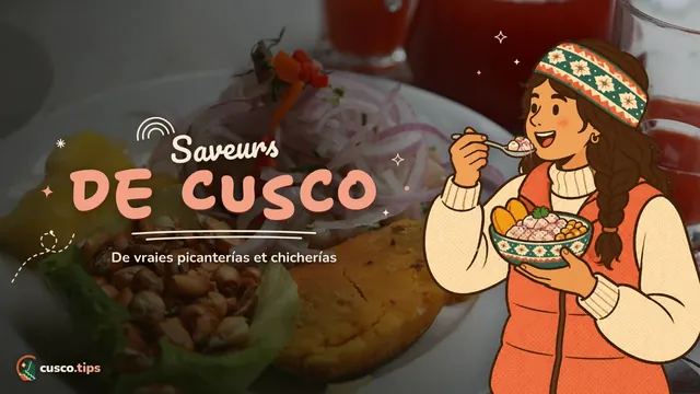 Chicha et drapeau rouge — Picanterías et chicherías de Cusco : manger comme un Cusquénien