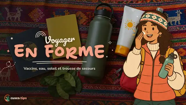 Partir en bonne santé — Santé à Cusco : vaccins, fièvre jaune, eau, soleil et trousse de secours