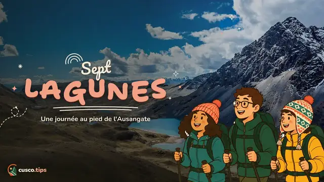 Lacs au pied du glacier — Les Sept Lacs de l'Ausangate : randonnée d'une journée depuis Cusco