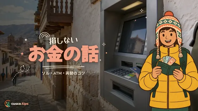 損しないお金の話 — クスコのお金:ソル、ATM、両替所、カード