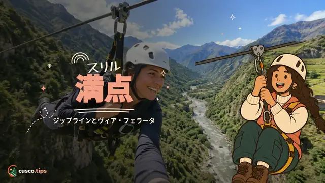 スリル満点 — クスコのジップラインとヴィア・フェラータ:聖なる谷とサンタ・テレサ