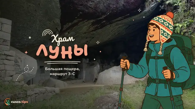 Храм Луны — Большая пещера и Храм Луны: маршрут 3-C на Мачу-Пикчу