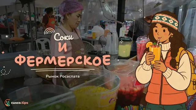 Соки и фермерское — Рынок Росаспата: соки, завтраки и фермерские продукты в Куско