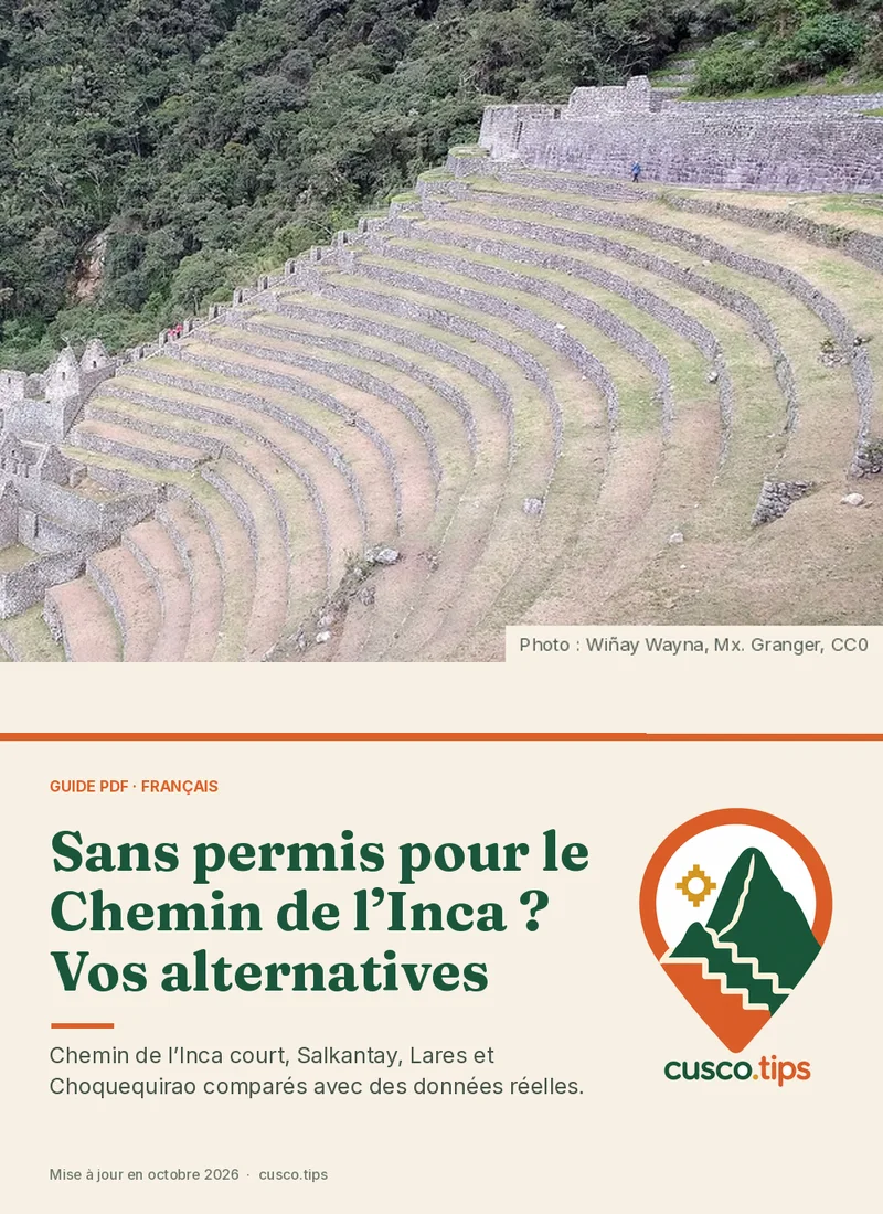Couverture du guide PDF: Alternatives au Chemin de l’Inca