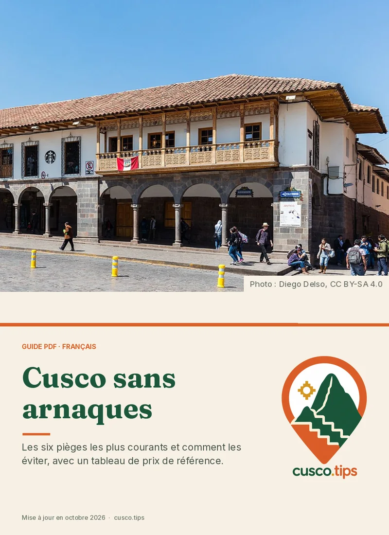 Couverture du guide PDF: Cusco sans arnaques