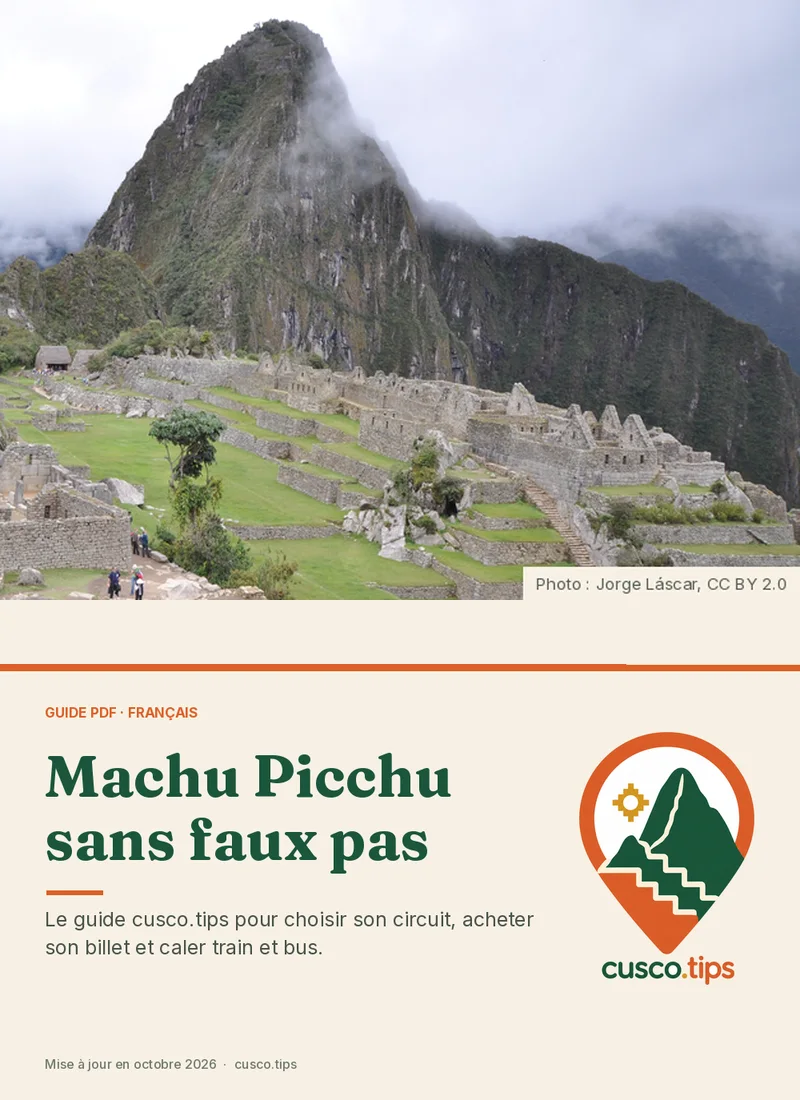 Couverture du guide PDF: Machu Picchu sans erreurs