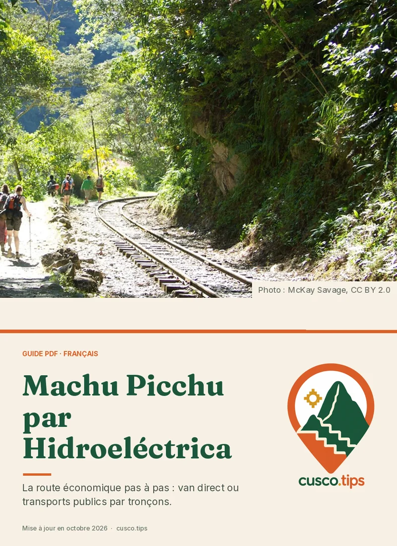 Couverture du guide PDF: Machu Picchu via Hidroeléctrica